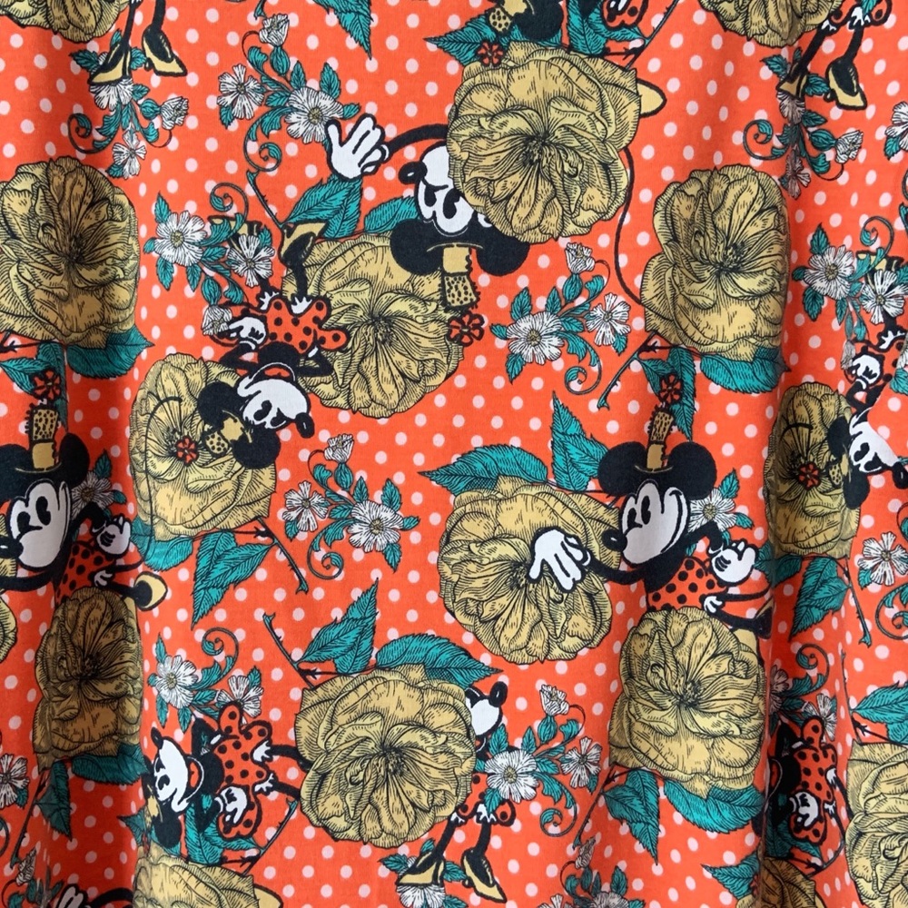 Lularoe Disney Vintage Minnie Mouse Irma Top